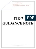 Itr-7 Guidance Note