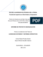 Escuela Superior Politécnica Del Litoral: Facultad de Ingeniería en Electricidad y Computación