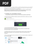 Getting Started: 1. Creating Your Workplace Account