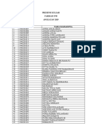 Presensi Kuliah Ivb Farmasi 2019