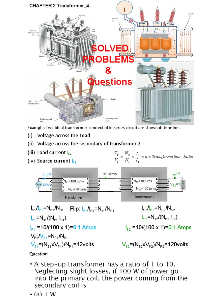 Solved Problems Questions Bushing Pdf Transformer Power