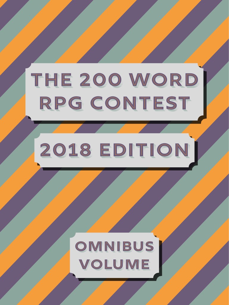 200 W RPG 2018 Omnibus | PDF | Fashion | Creative Commons