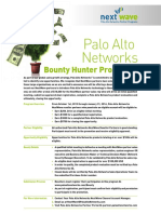 Palo Alto Networks: Bounty Hunter Promotion