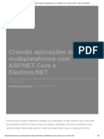 Criando Aplicações Desktop Multiplataforma Com ASP.net Core e Electron.net - Blog Da TreinaWeb