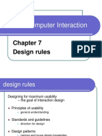 Human Computer Interaction: Design Rules