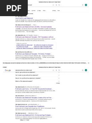 download profit and loss statement pdf - Google Search