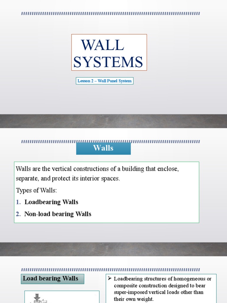 Wall Panel System Overview and Types | PDF | Framing (Construction) | Wall