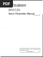 Mitsubishi: Servo Parameter Manual