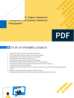 Peran, Sejarah, Tujuan Akuntansi Managemen Dan Konsep Akuntansi Managemen