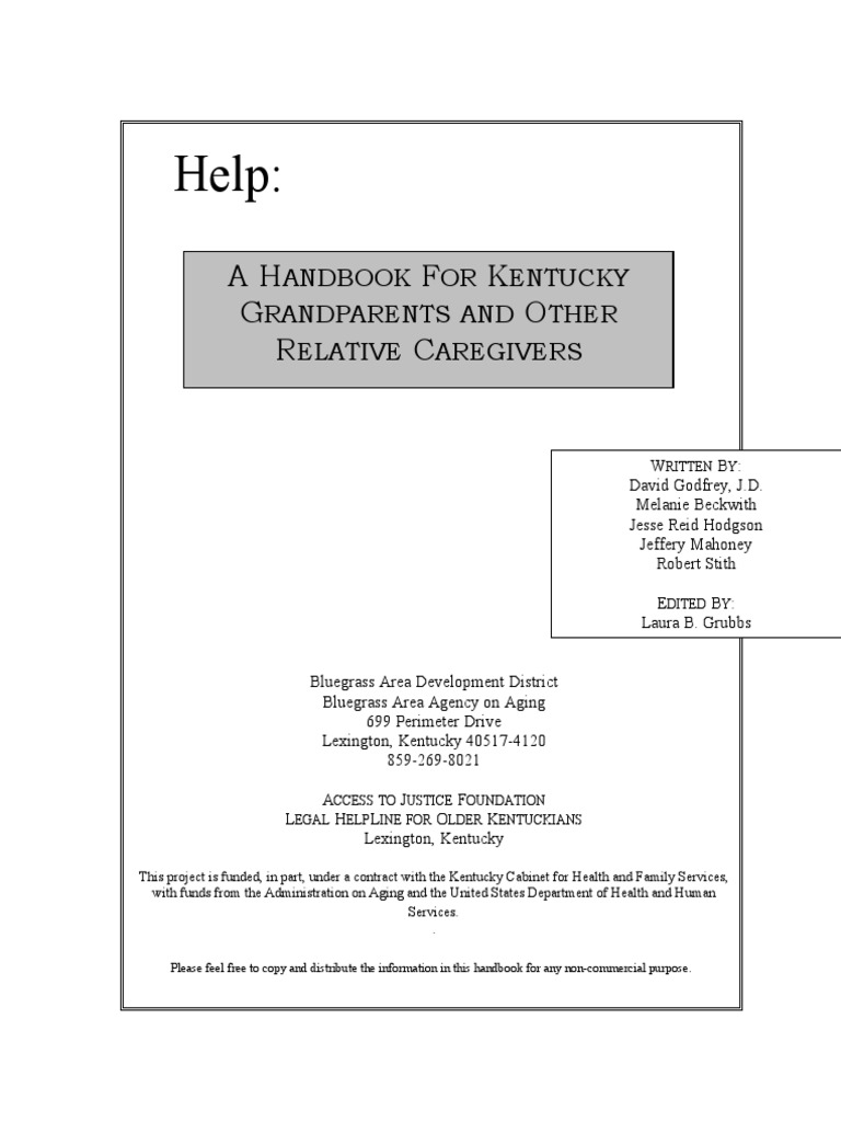 Grandparents Handbook | PDF | Child Custody | Contact (Law)