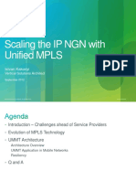 Scaling The IP NGN With Unified MPLS: Istvan Kakonyi