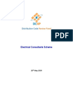 Distribution Code: Electrical Consultants Scheme