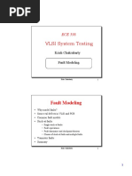 VLSI System Testing: Fault Modeling