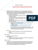 Including Social Distancing, Thorough Sanitization, and Wearing PPE Protocols Within The State, Region And/or University You Are in