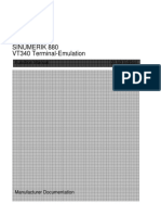 Sinumerik 880 VT340 Terminal-Emulation: Function Manual 01.93 Edition