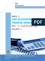 Cost Accounting Vol. I