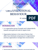 Presentation ON Organizational Behaviour