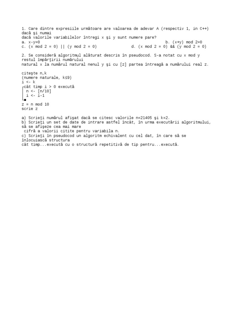 Fisa 2 | PDF