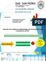 Indicadores de Salud Morbilidad y Mortalidad - Niño I