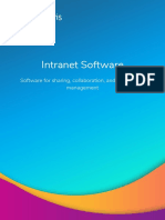 Intranet Software: Software For Sharing, Collaboration, and Information Management