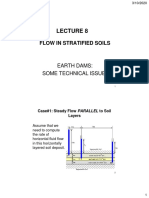 EC470 Lecture8 - 2020 - Permb in Startified Soils & Eath Dams & Seepage