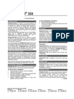 Pozzolith 333: Set Retarding and Water Reducing Admixture