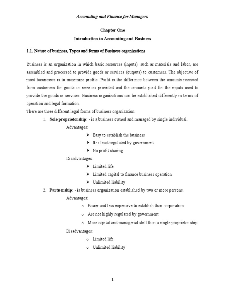 Introduction to Business Accounting | PDF | Equity (Finance) | Business