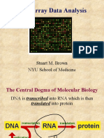 Microarray Data Analysis: Stuart M. Brown NYU School of Medicine