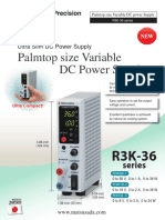 Palmtop Size Variable DC Power Supply: Series
