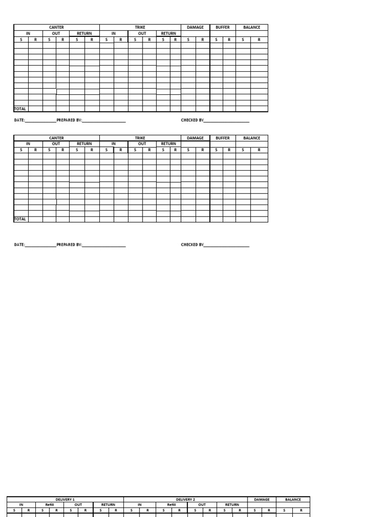 Conts Invetory Form | PDF | Finance & Money Management | Law