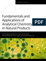 Fundamentals and Applications of Analytical Chemistry in Natural Products