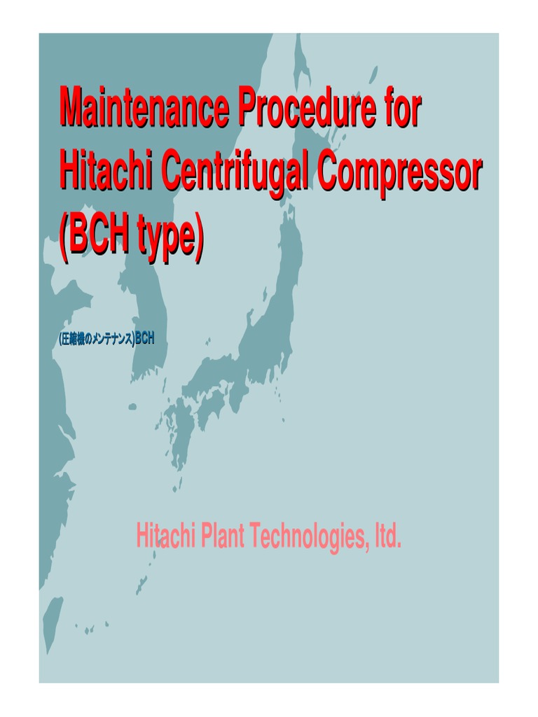 Maintenance of BCH | PDF | Bearing (Mechanical) | Equipment