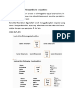 Parallel Structure With Coordinate Conjuctions