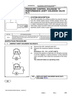 DTC P2714 Pressure Control Solenoid "D" Performance (Shift Solenoid Valve SLT)