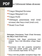Diferensial Dalam Peranan Ekonomi