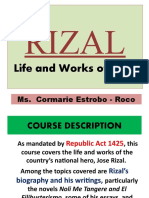 Rizal: Life and Works of Rizal
