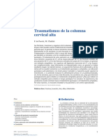 Traumatismos de La Columna Cervical Alta