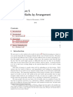 QABE Lecture 5 Matrices I: Maths by Arrangement: School of Economics, UNSW 2011