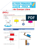 Diagrama de Cuerpo Libre DCL para Cuarto de Primaria