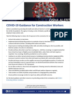 COVID-19 Guidance For Construction Workers