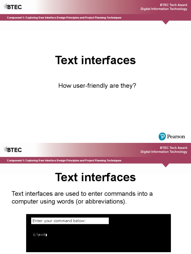 Text Interfaces: How User-Friendly Are They? | PDF