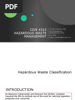 TCLP Toxicity Characteristic Limits | PDF | Toxicity | Waste