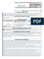 Ordem de Serviço para Operador de Paleteira Elétrica