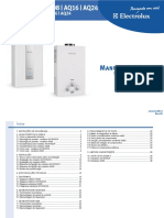 Manual de Seriços Aquecedor de Água Electrolux