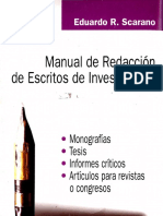Scarano Manual Redaccion Escritos Investigacion 2004