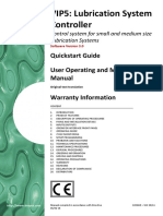 VIP5: Lubrication System Controller: Quickstart Guide User Operating and Maintenance Manual Warranty Information