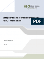 Safeguards and Multiple Benefits in A REDD+ Mechanism: A Life Cycle Assessment Study