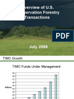 Overview of U.S. Conservation Forestry Transactions