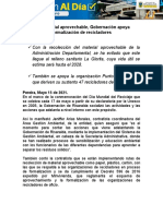 15.05.2021 Informe Recolección Residuos Gobernación