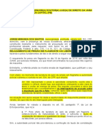 PETIÇÃO - RELAXAMENTO C.C LIBERDADE PROVISÓRIA - CASO PRÁTICO II